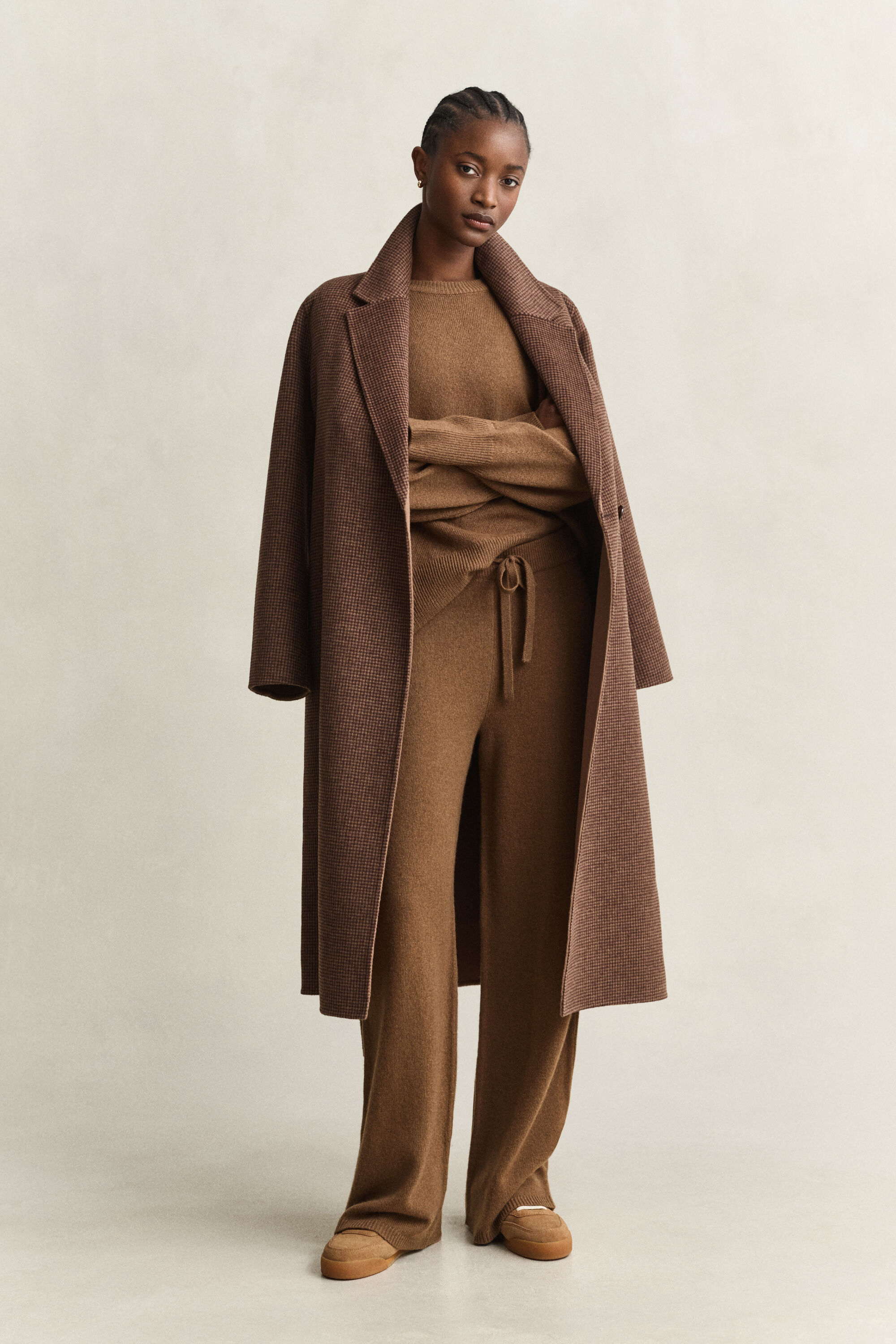 Pantalon en laine et cachemire