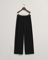 Jersey broek met wijde pijp