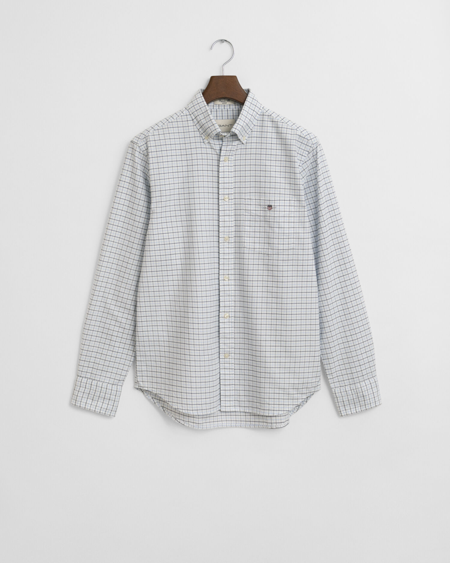 Chemise coupe regular en coton Oxford classique Tattersall