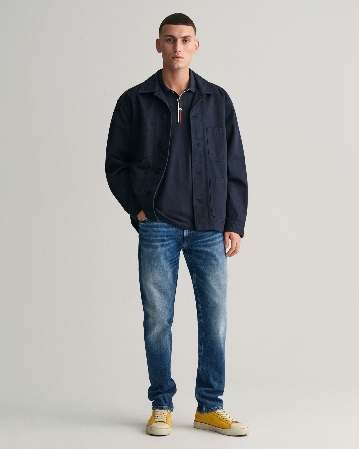 Polo en coton piqu&eacute; 2-Color Tipped