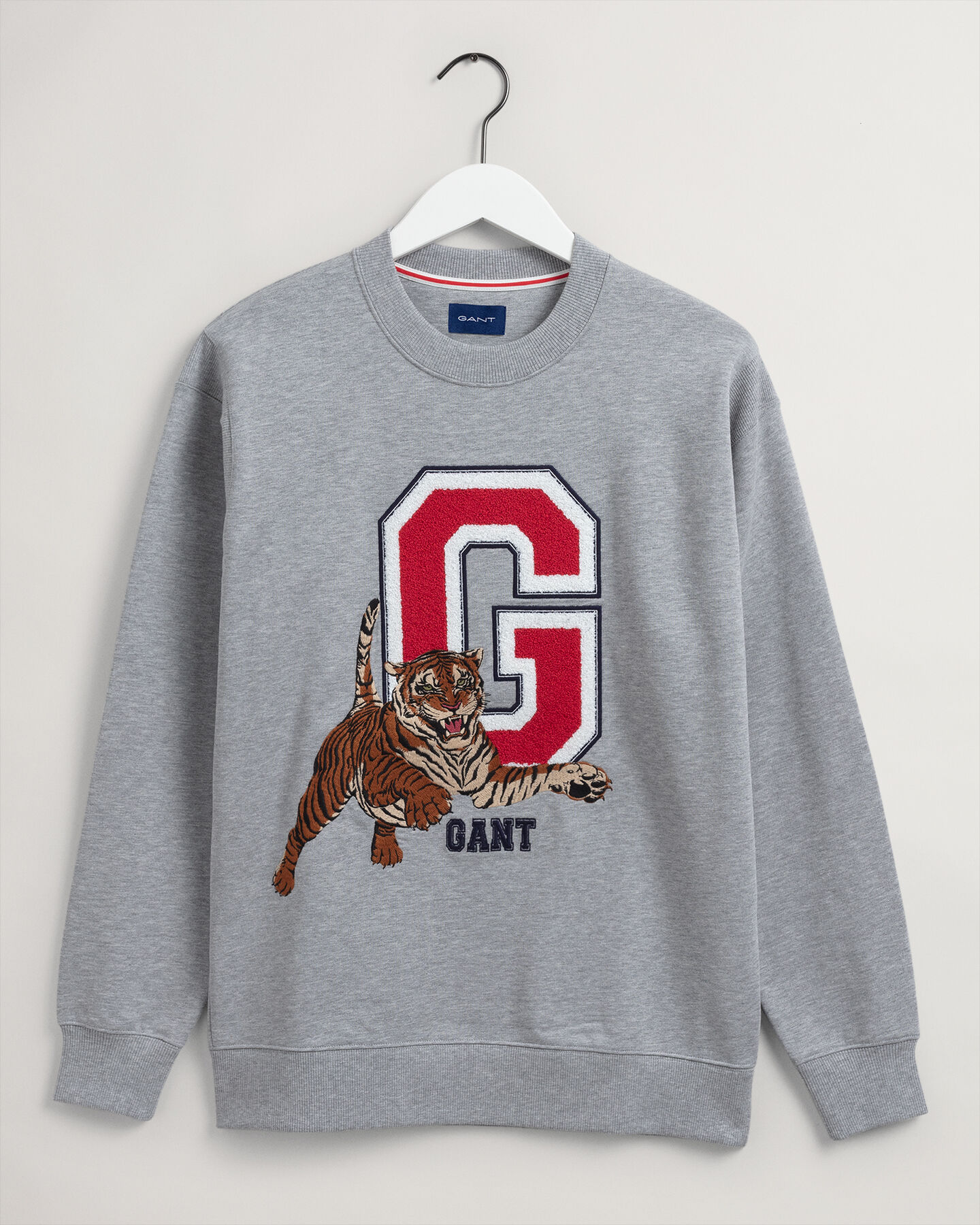 Tiger sweatshirt met ronde hals