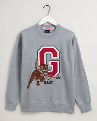 Tiger sweatshirt met ronde hals