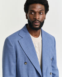 Veste de costume coupe regular en laine moulin&eacute;e