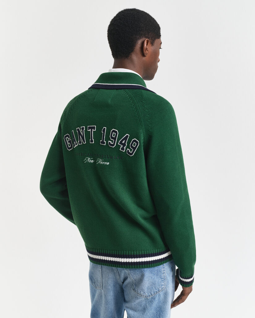 GANT 1949 Graphic vest met ritssluiting