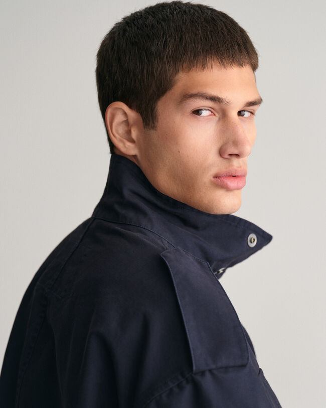 Veste style militaire en coton