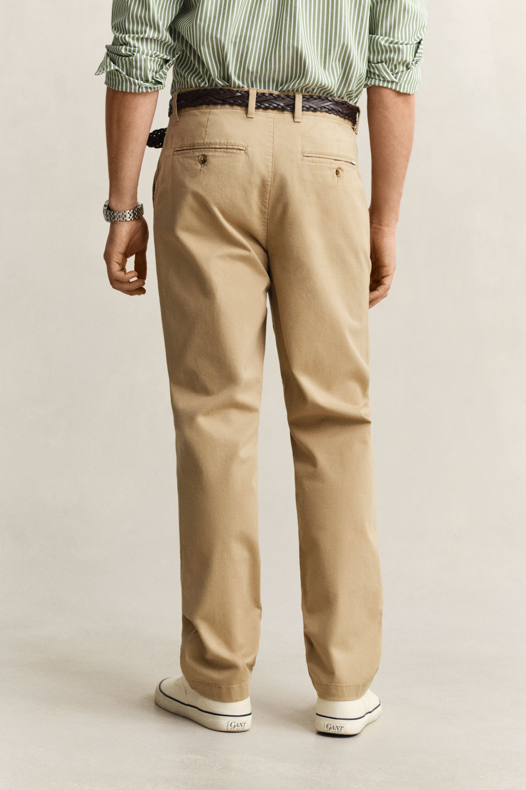 Pantalon chino classique coupe regular