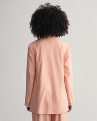 Veste blazer en lin stretch regular fit