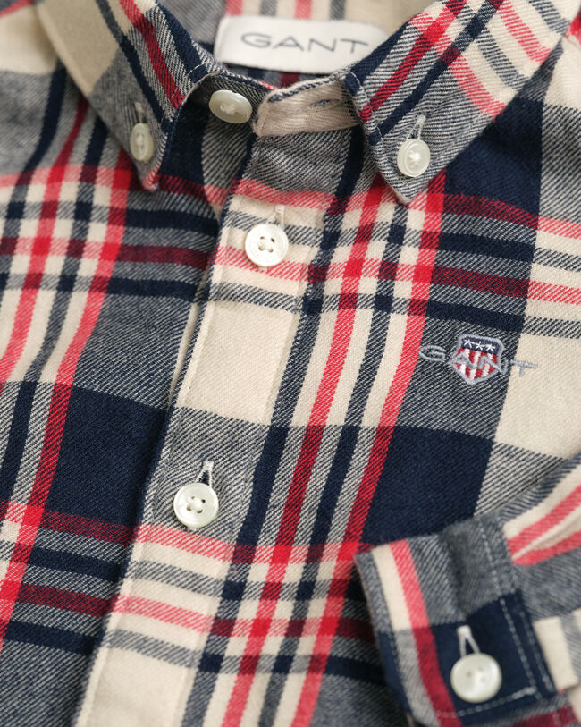 Chemise en flanelle à carreaux Bébé