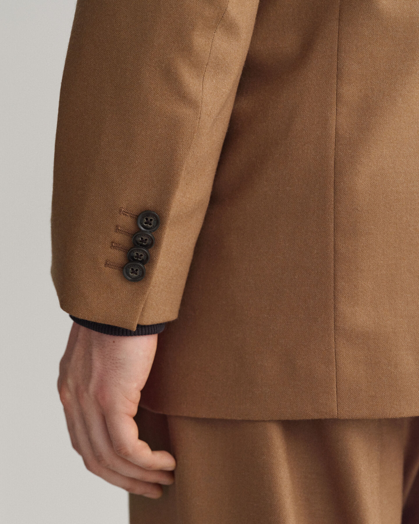 Veste blazer de costume ultra-ample en flanelle