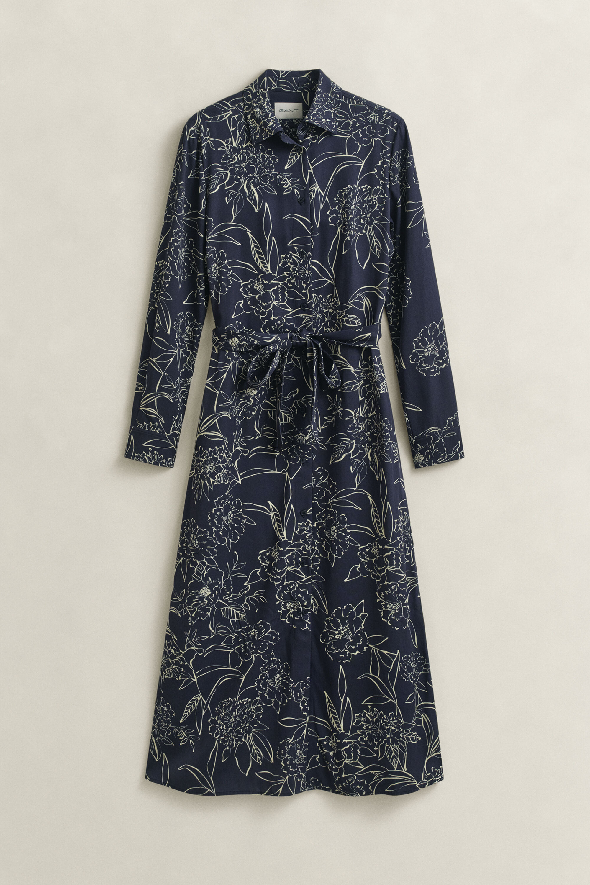 Robe-chemise à imprimé floral