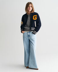 Gebreid Varsity Jacket