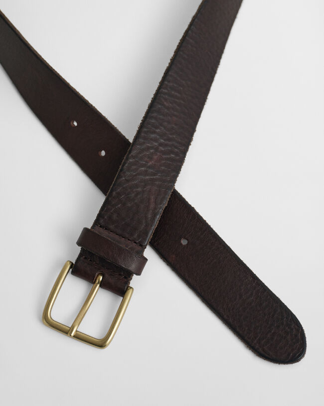 Ceinture en cuir foulonné