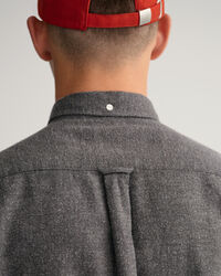 Regular Fit hemd met visgraatmotief