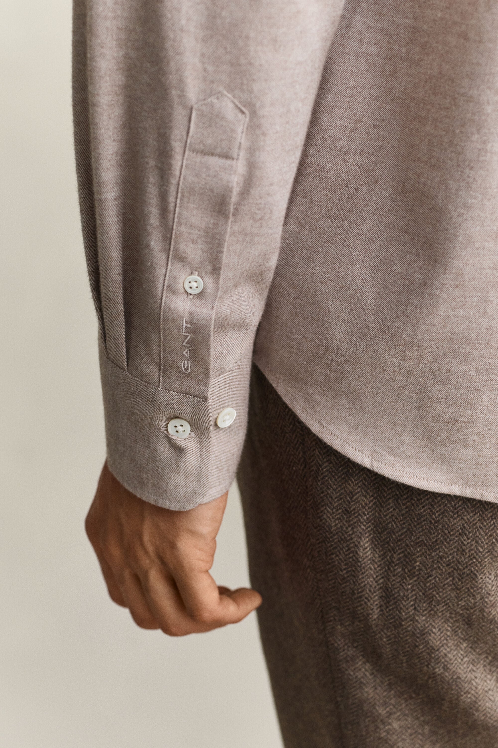 Chemise en flanelle chinée
