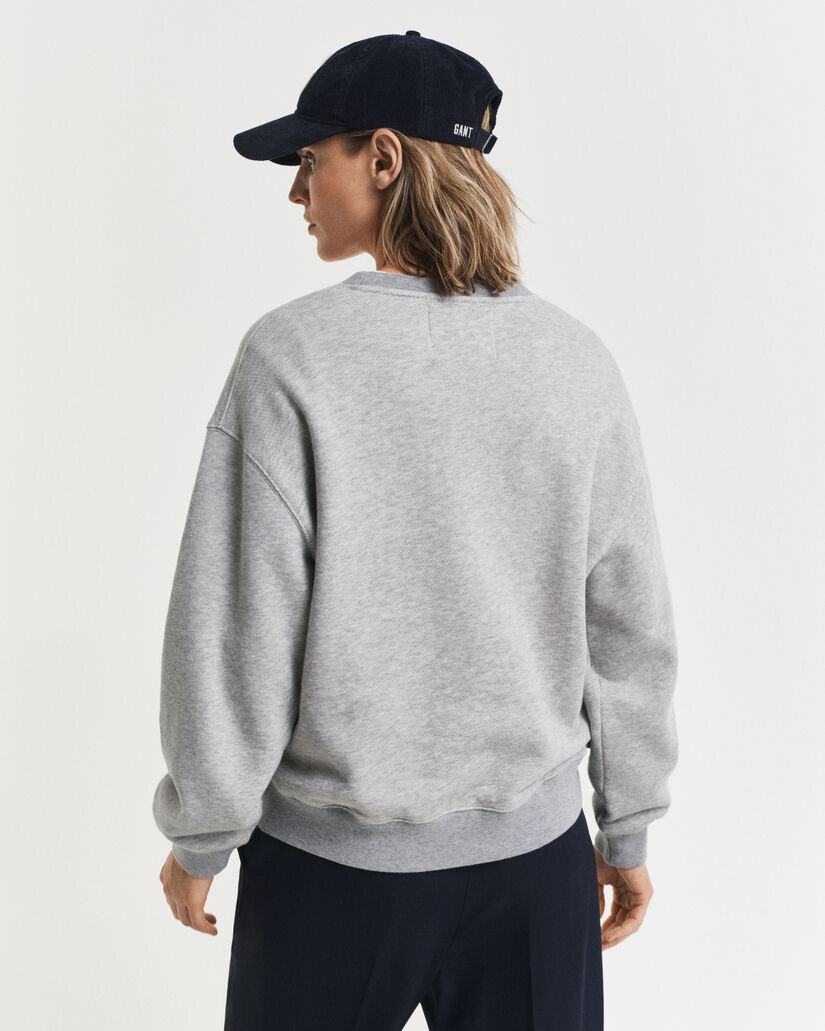 Sweat-shirt col rond avec logo