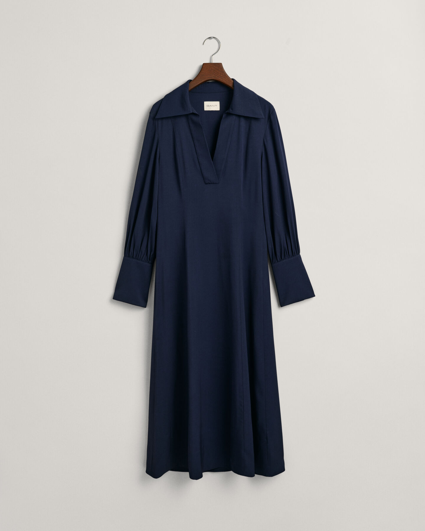 Slim Fit jurk met brede manchetten