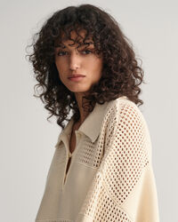 Open gebreide Rugger-jurk