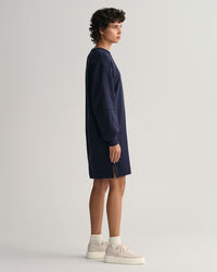 Logo Volume jurk met lange mouwen