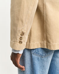 Veste blazer relaxed fit en toile