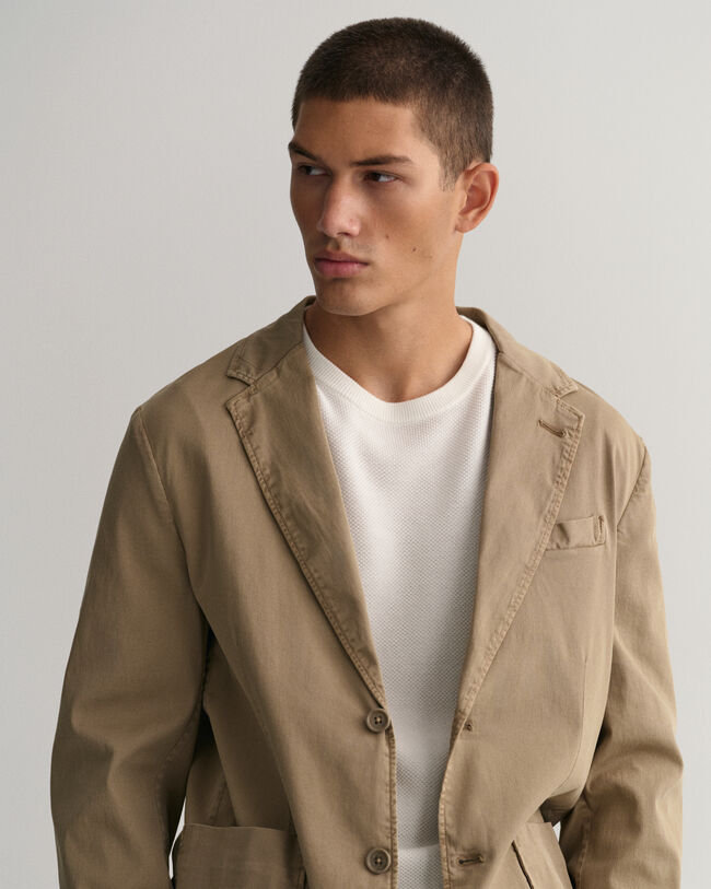 Veste blazer de costume en coton