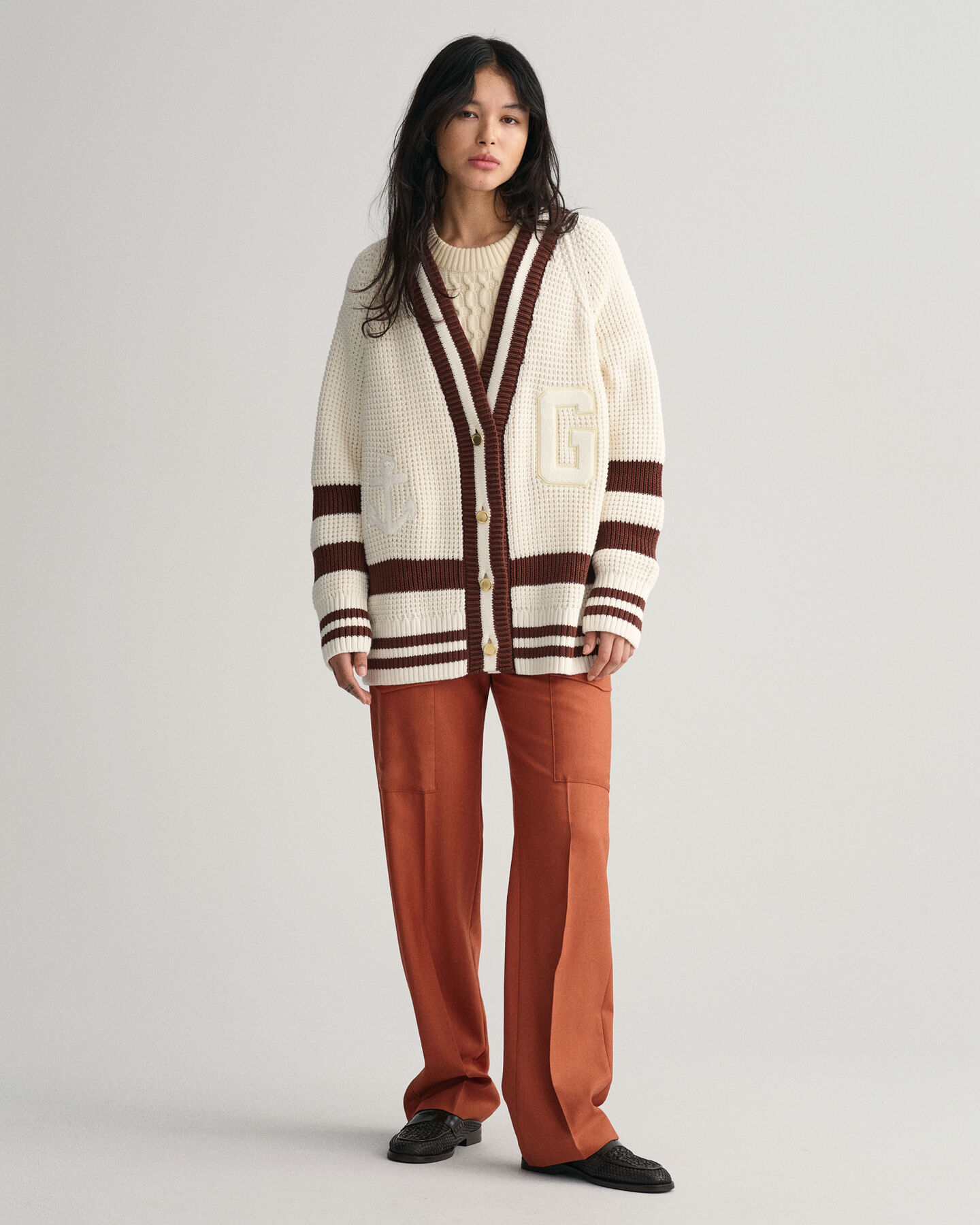 Cardigan ultra-ample GANT Varsity