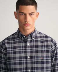 Regular Fit geruit Oxford-hemd