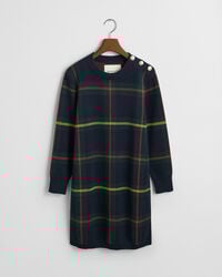 Robe ras du cou à carreaux