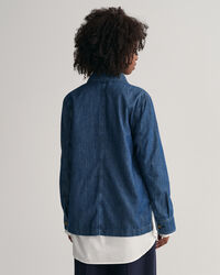 Chambray overhemdjack