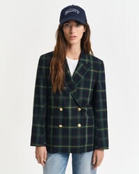 Veste blazer de costume regular fit à carreaux