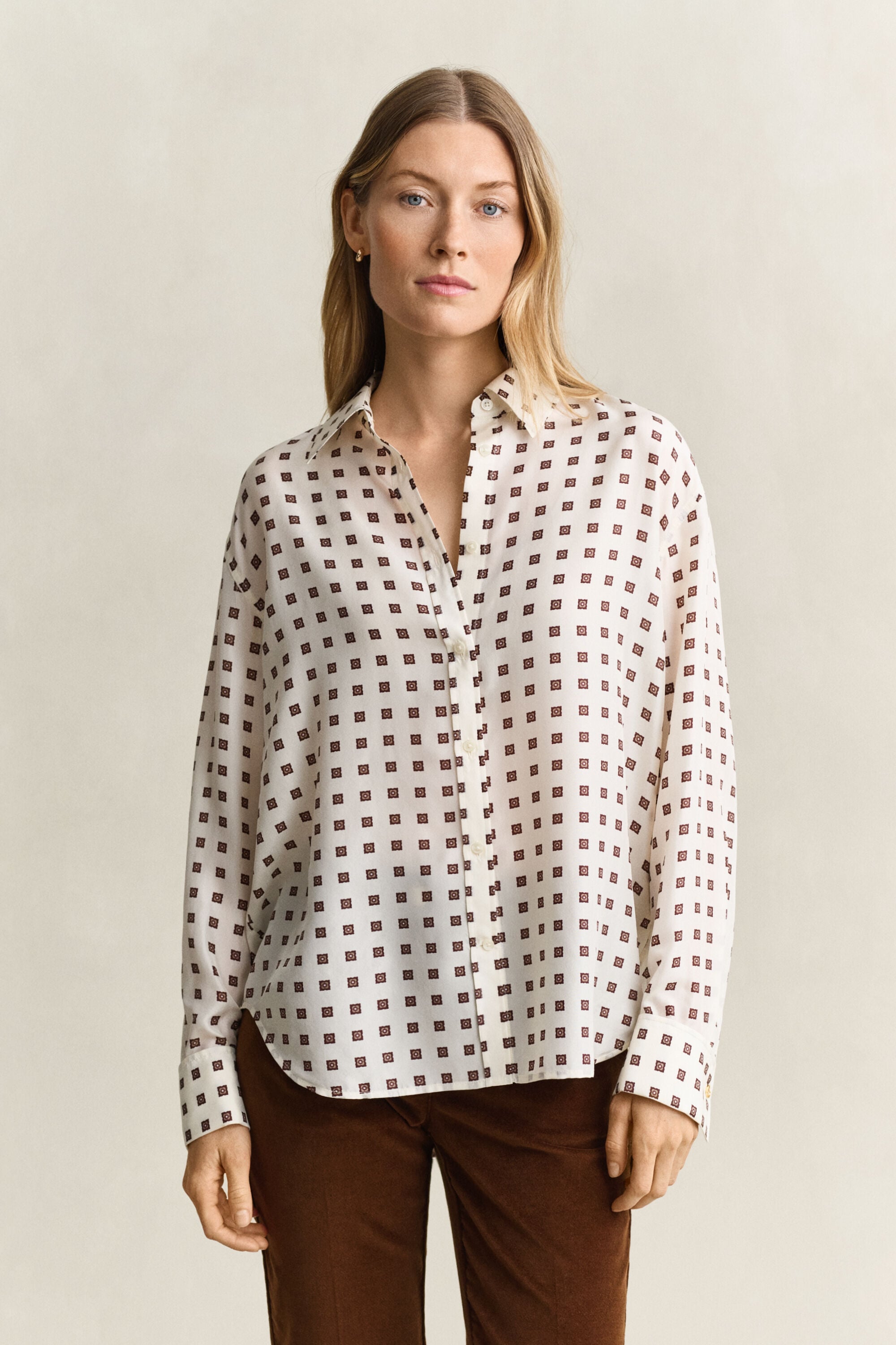Blouse van Habotai-zijde