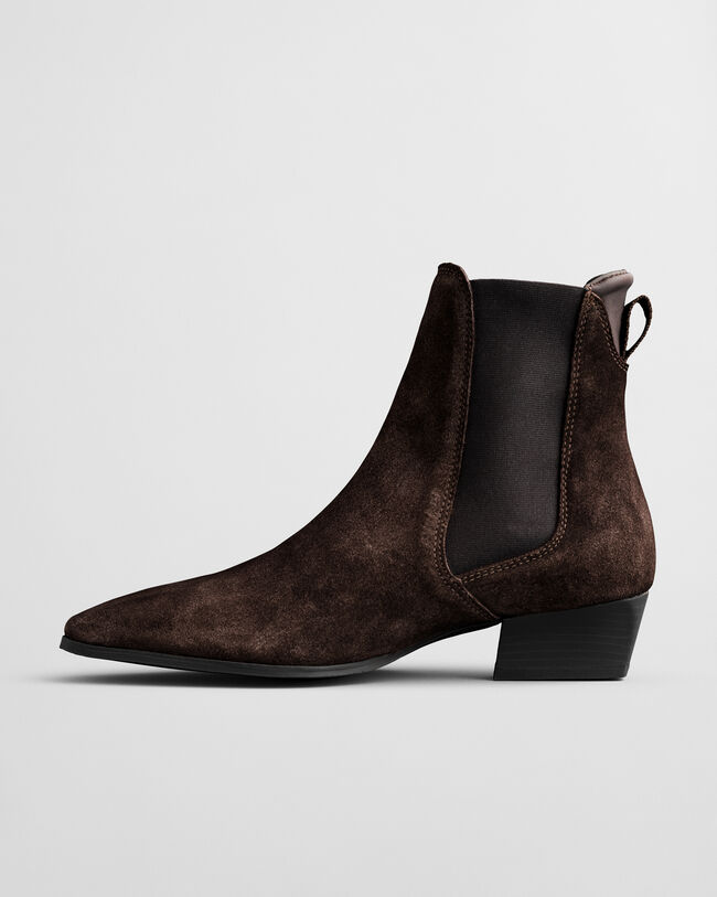 Bottines en daim Bassotte
