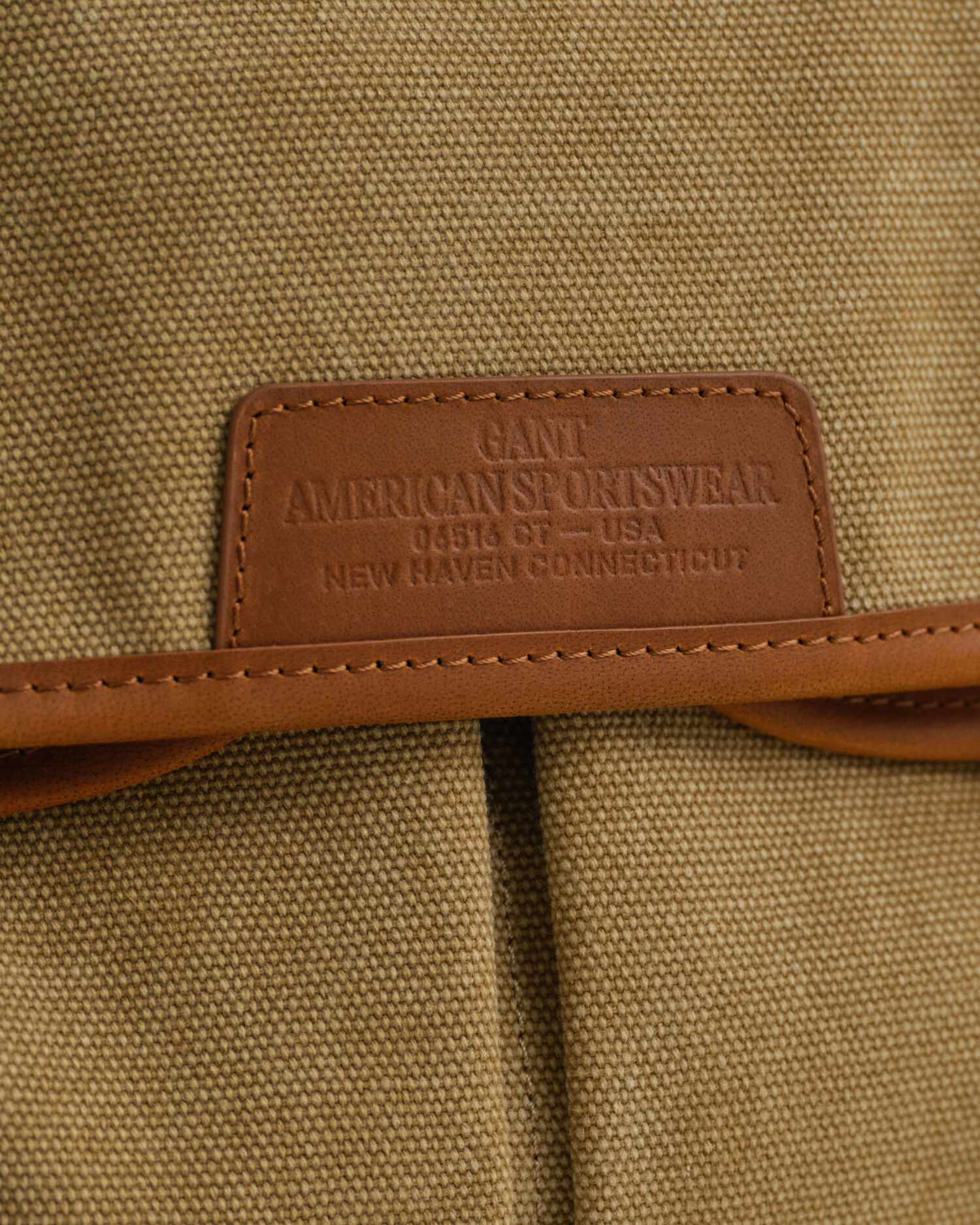 Sac style pêcheur en toile délavée