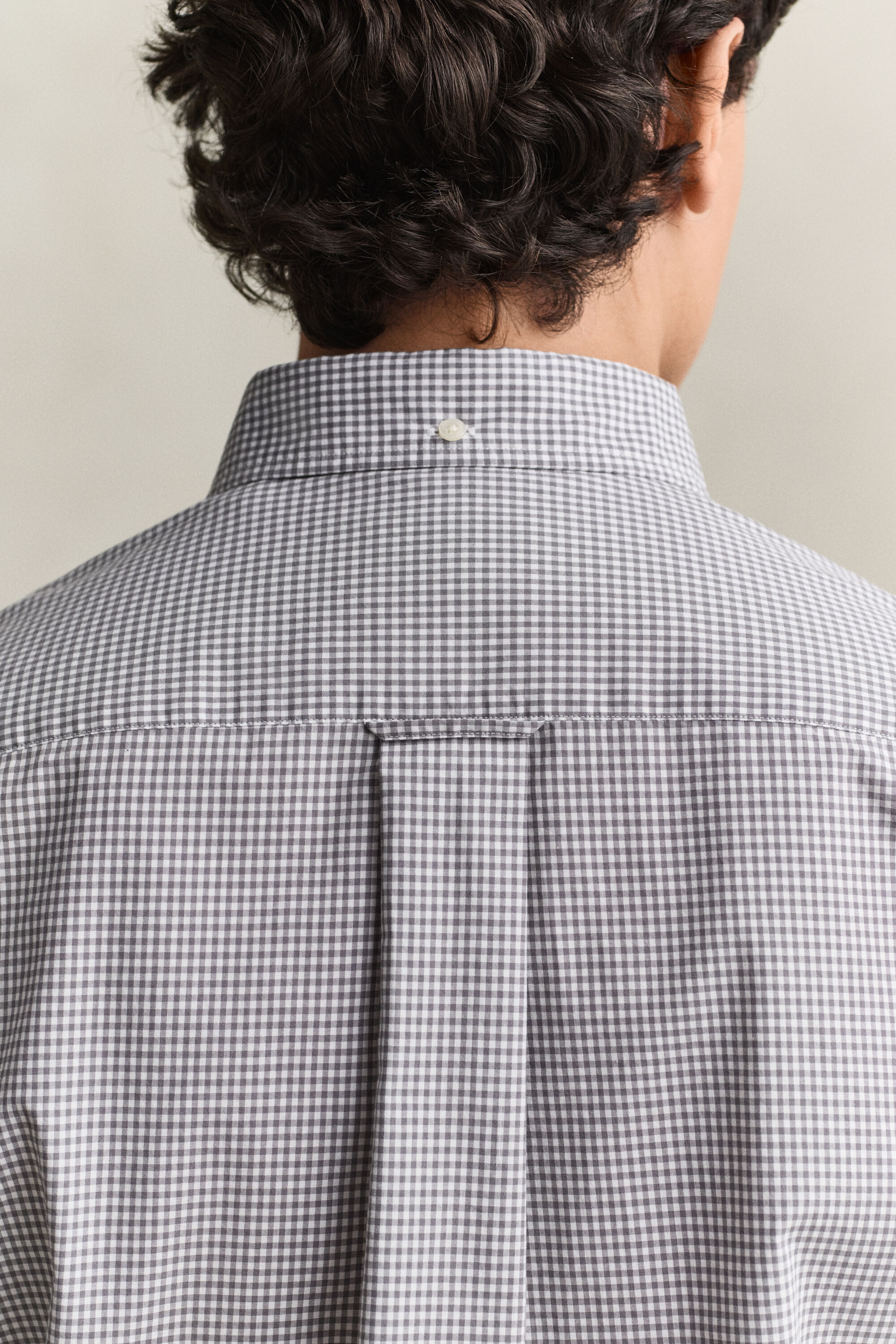 Chemise vichy en popeline classique