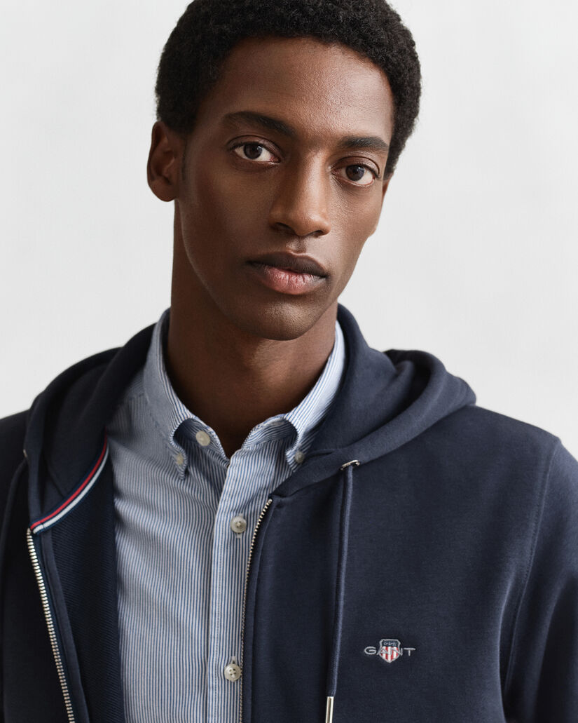 Sweat à capuche zippé Shield