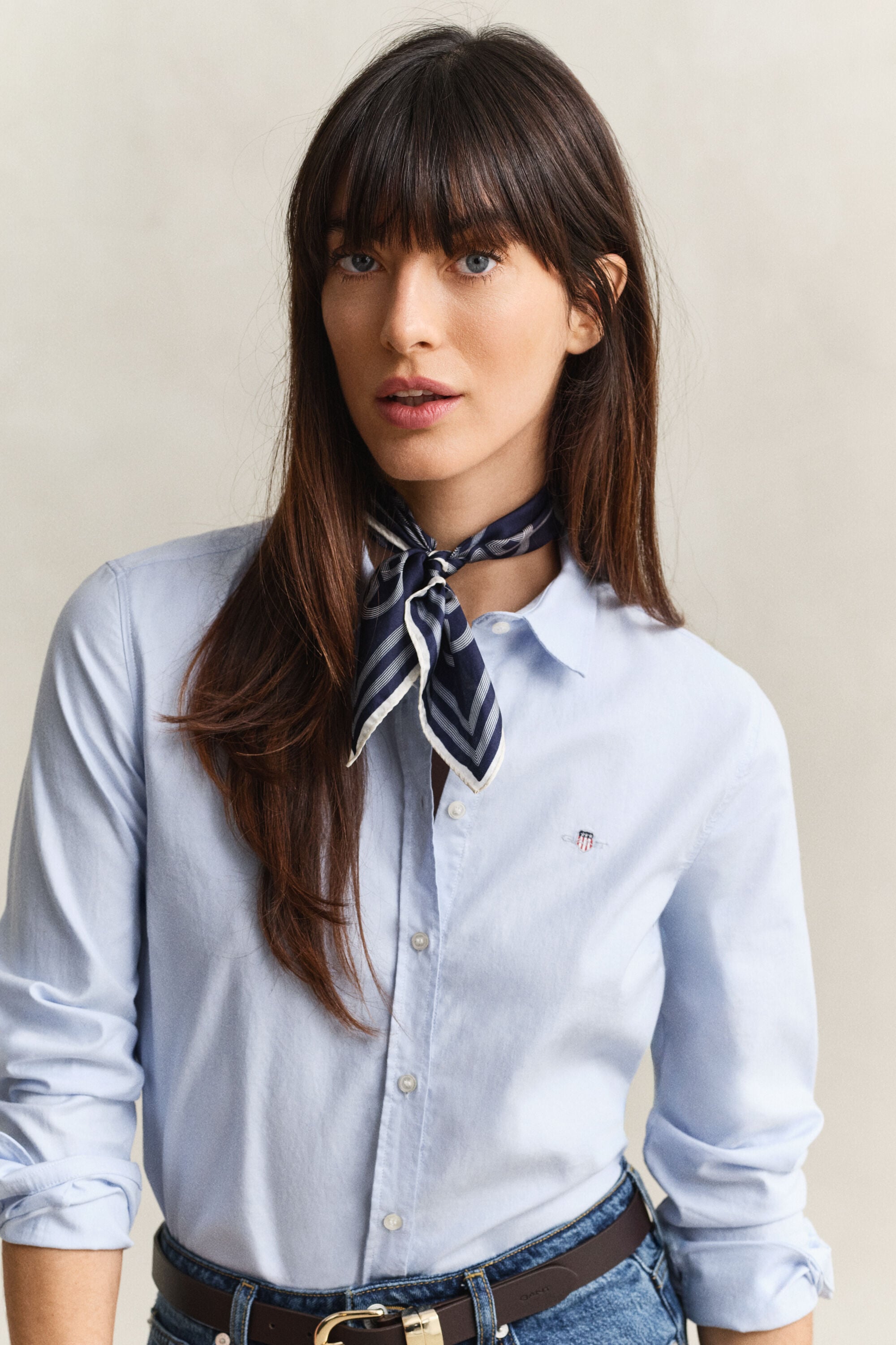 Classic Slim Oxford-hemd met stretch