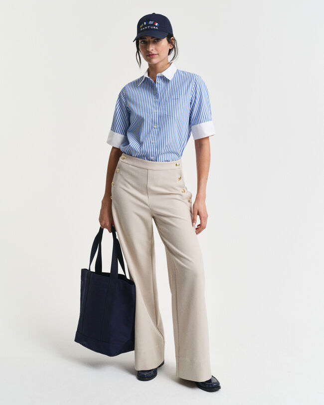 Regular Fit Contrast hemd met strepen