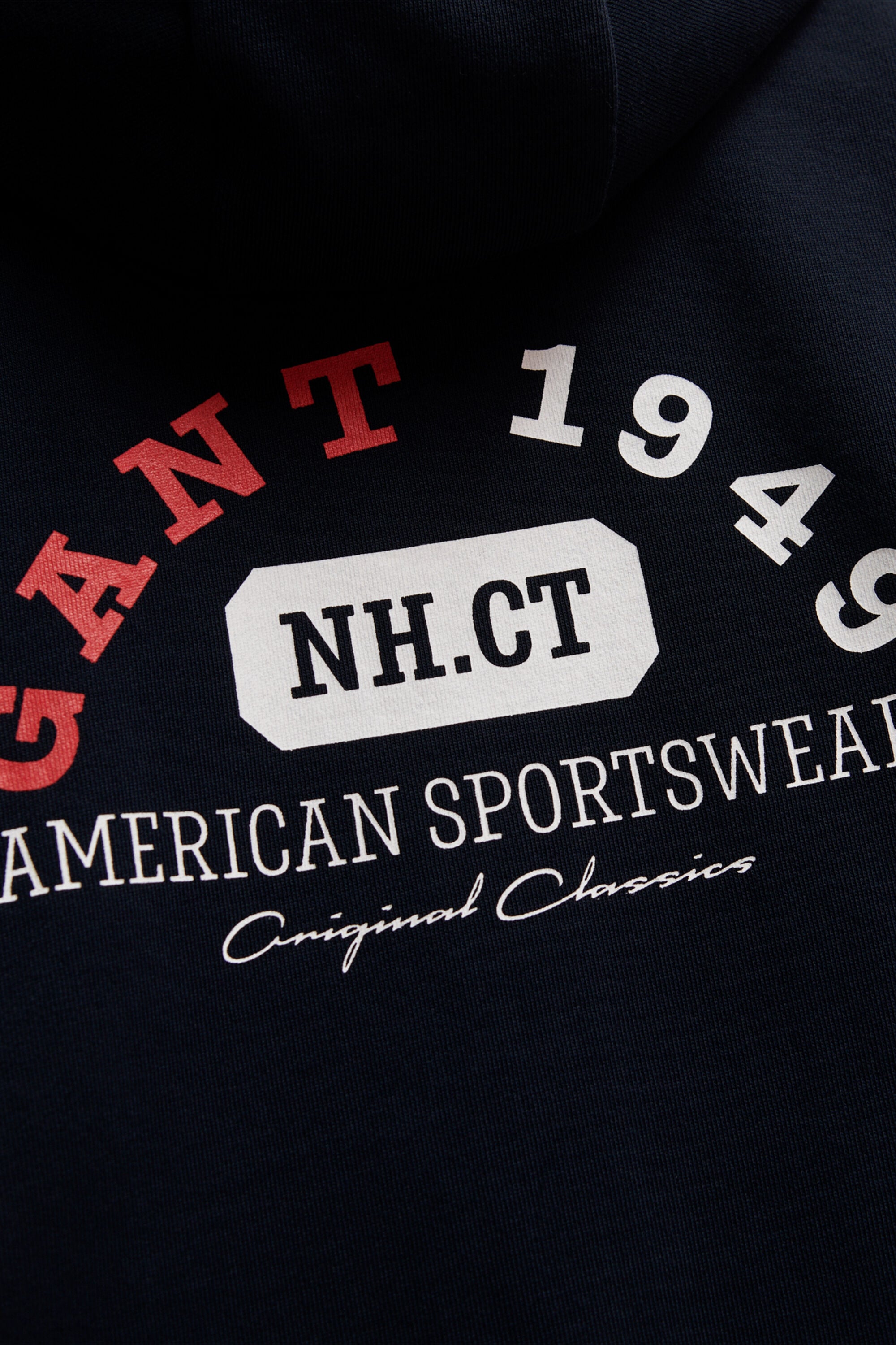Boys Collegiate Graphic hoodie met ritssluiting