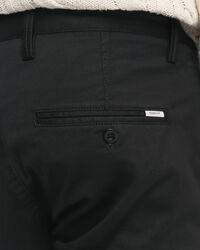 Slim Fit chino van keperstof