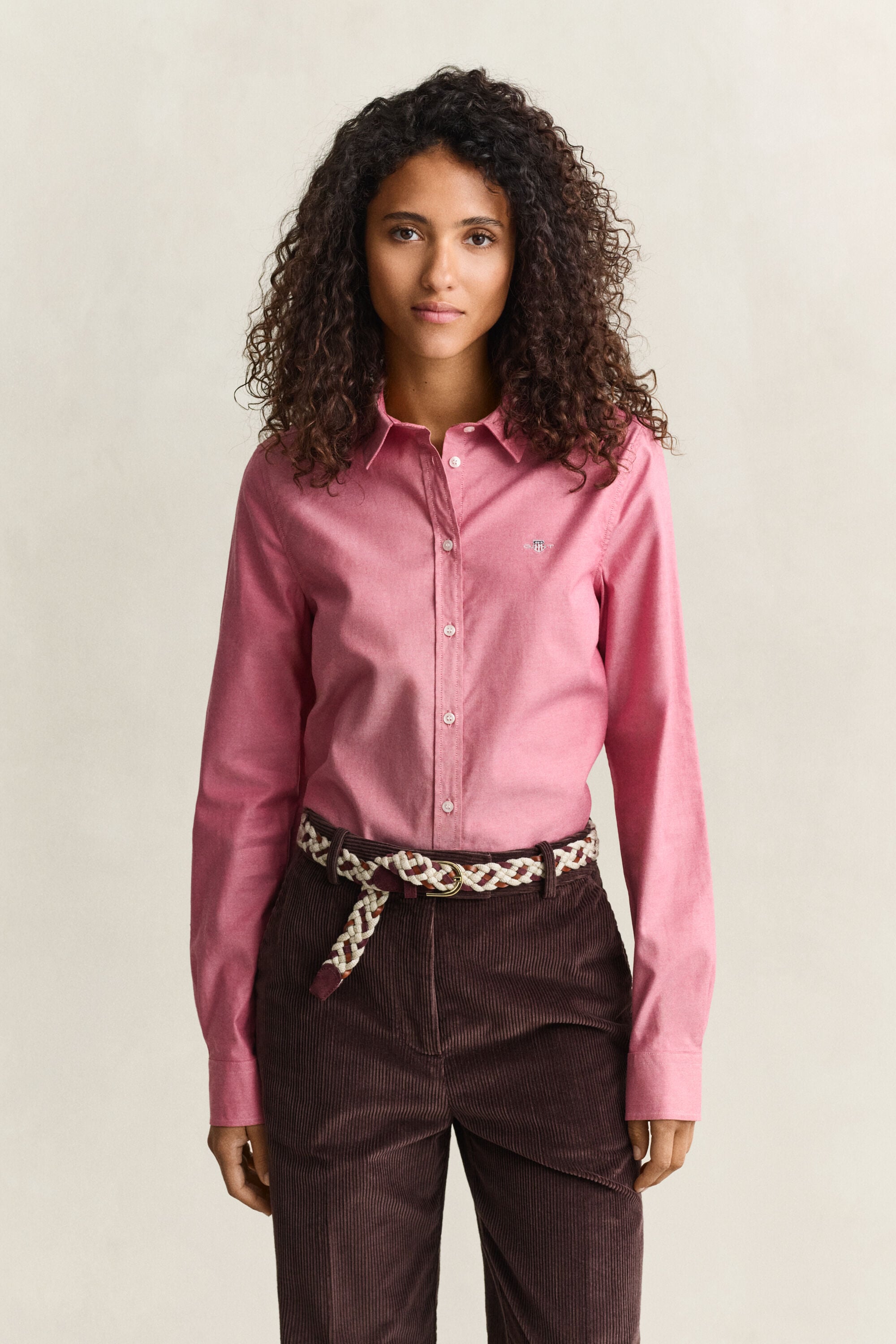 Classic Slim Oxford-hemd met stretch
