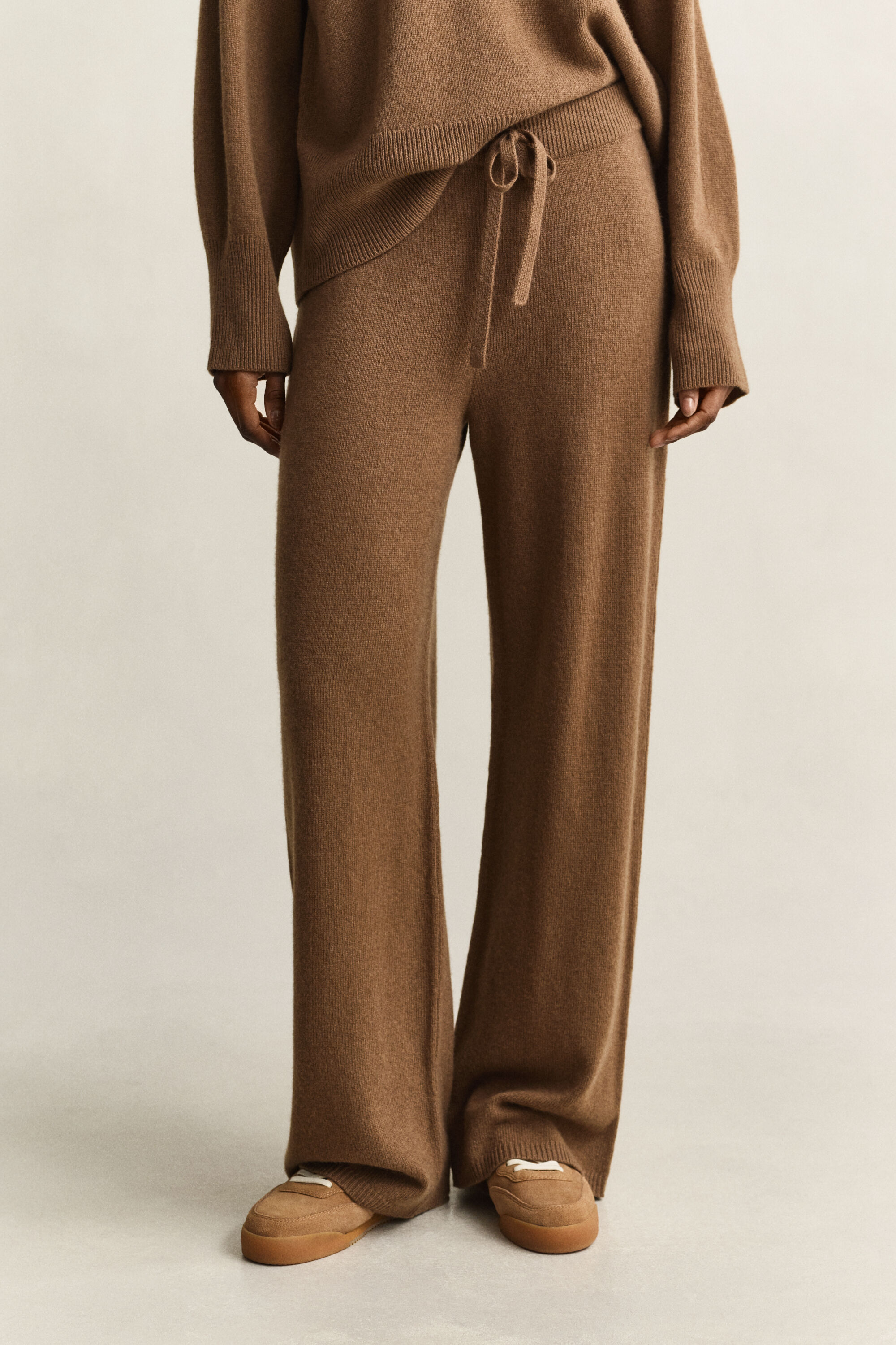Pantalon en laine et cachemire