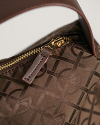 G Patterned grote schoudertas