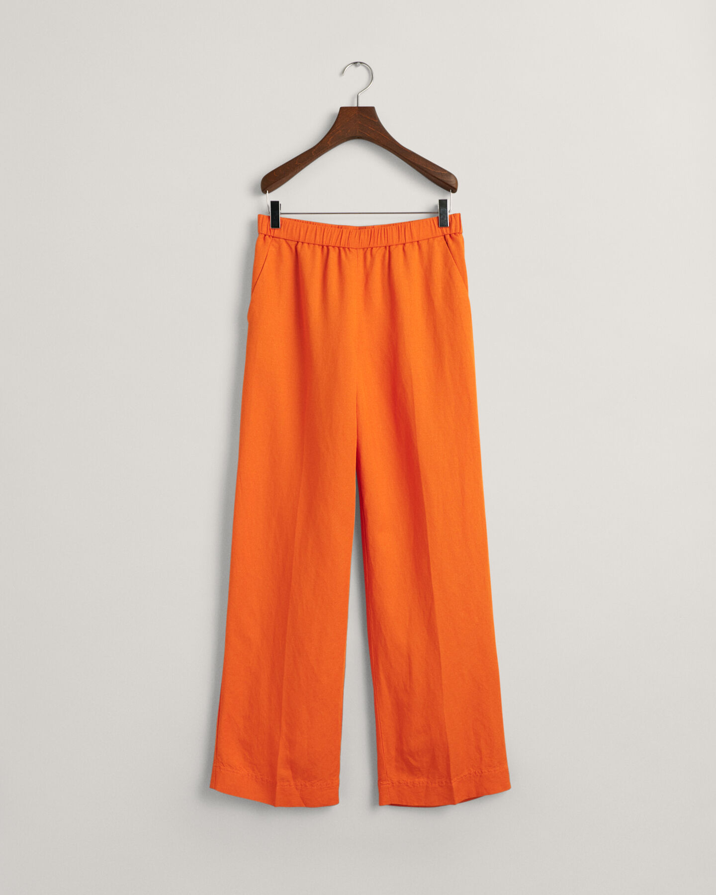 Relaxed Fit Pull-On broek van linnenmix