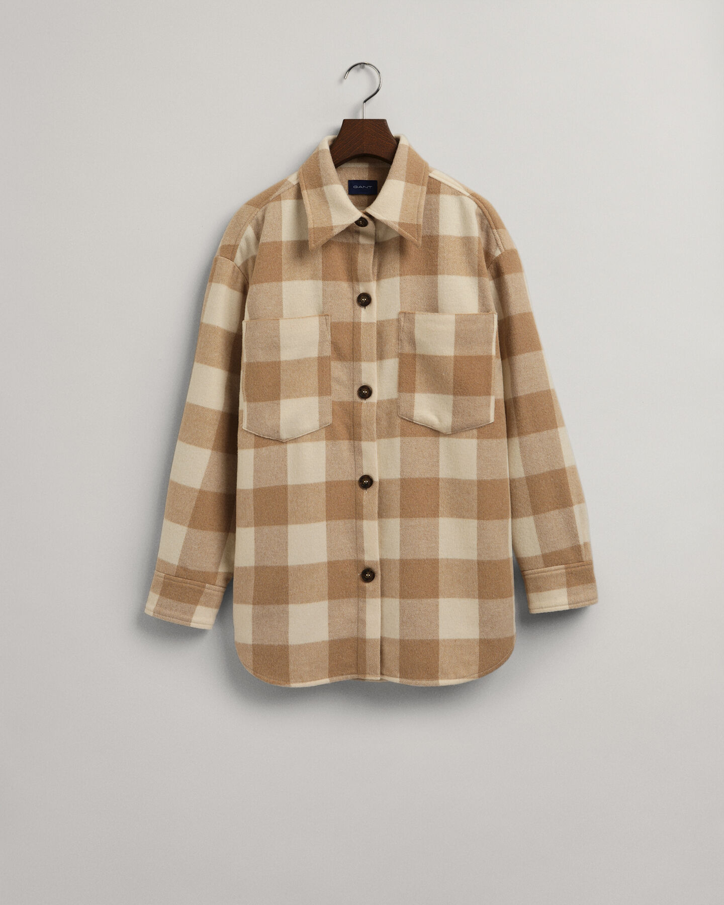 Surchemise relaxed fit &agrave; carreaux