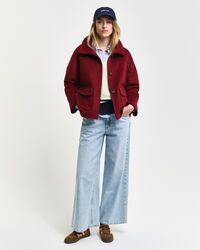 Veste courte en laine