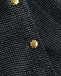 Manteau cousu main à carreaux