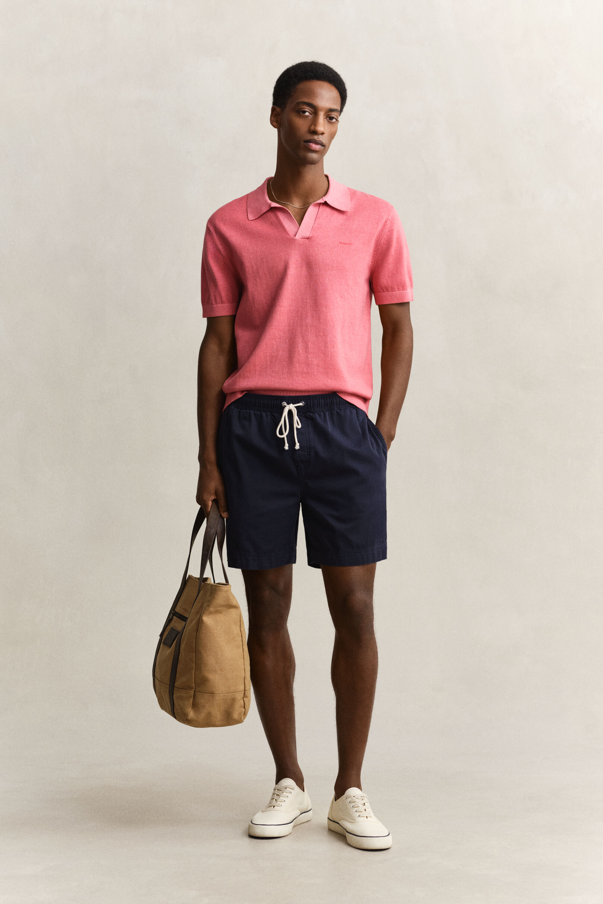 Pull façon polo effet délavé