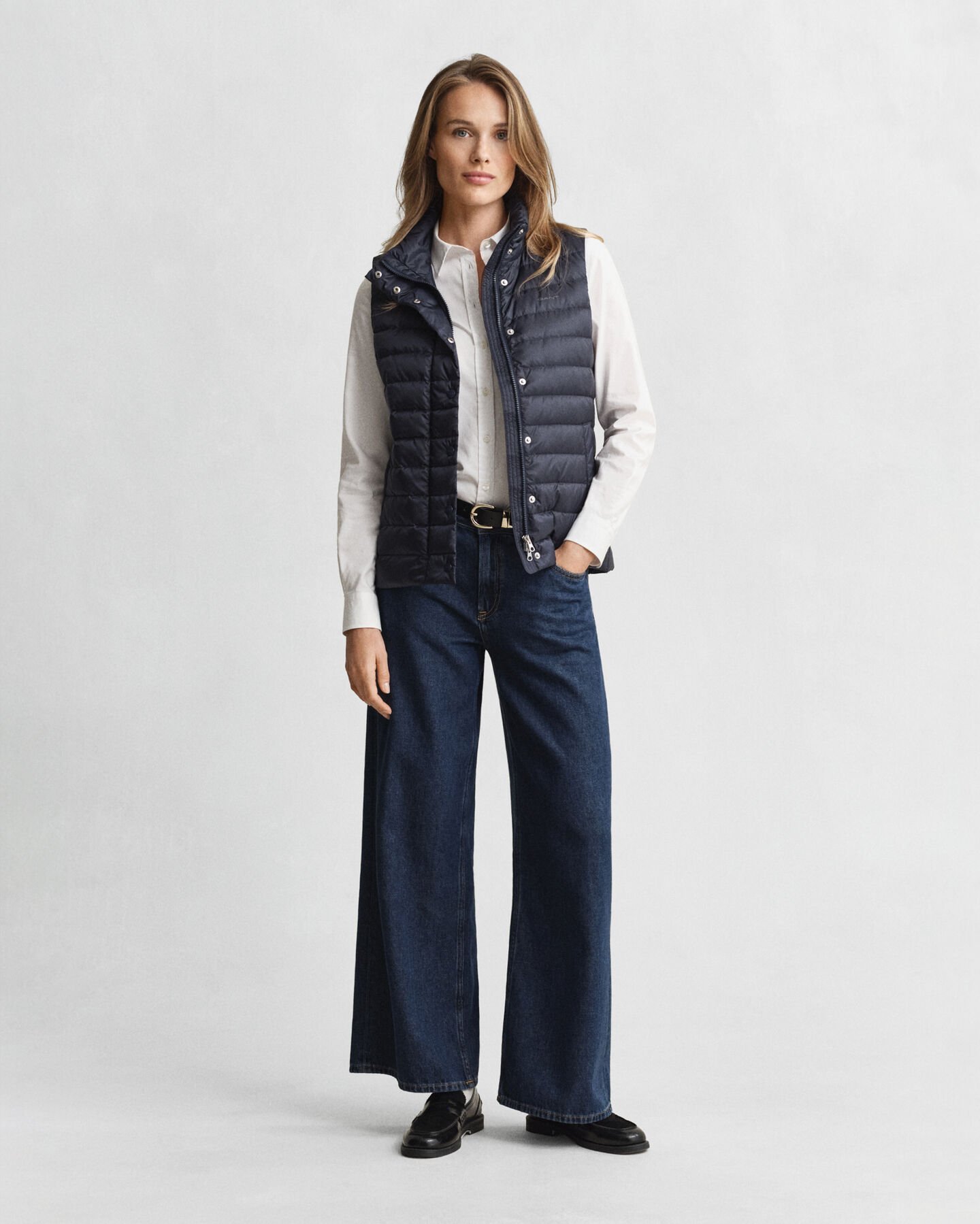 Doudoune sans manches légère en duvet