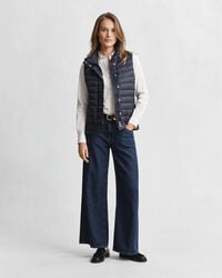 Doudoune sans manches légère en duvet