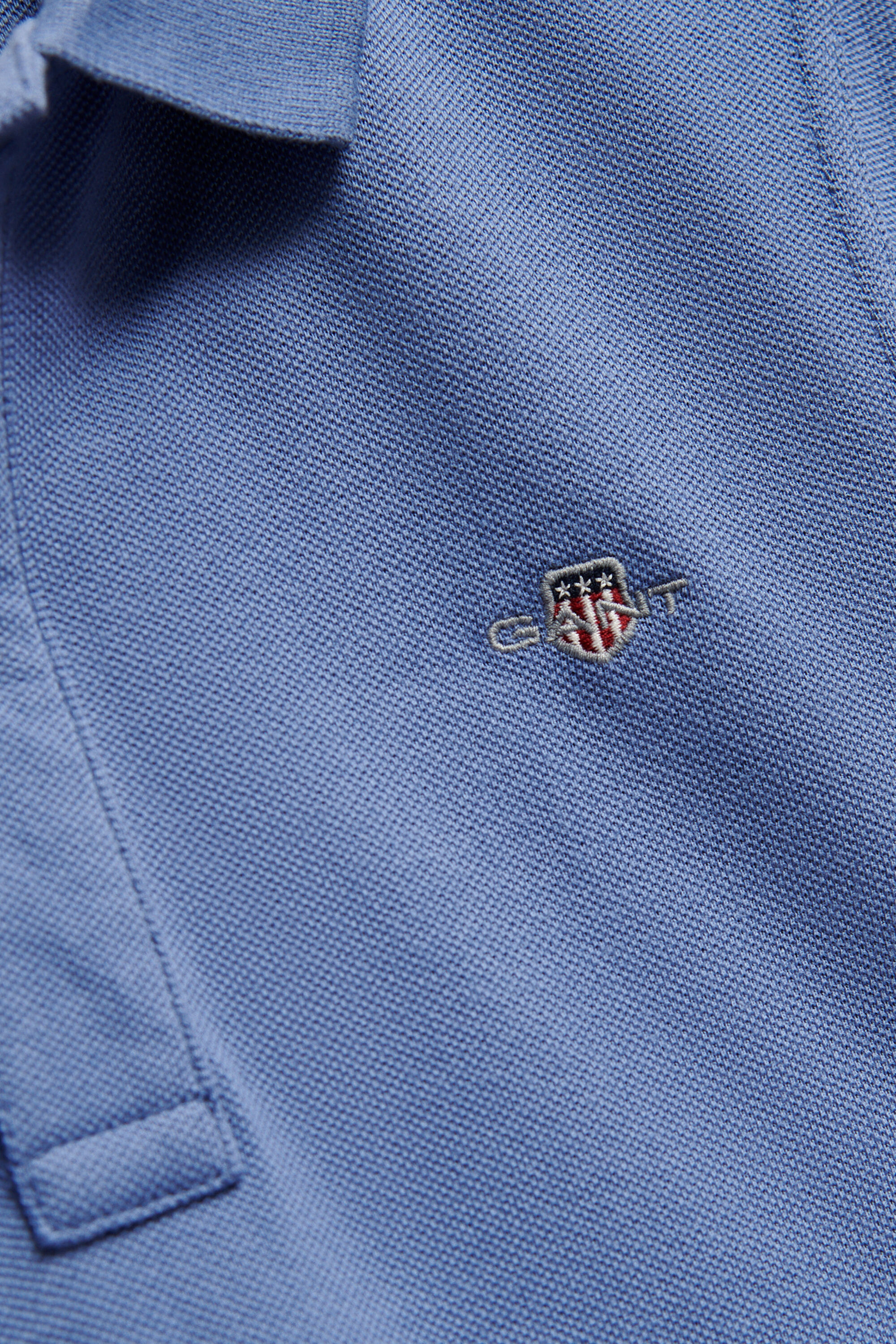 Polo en coton piqué Shield Ado