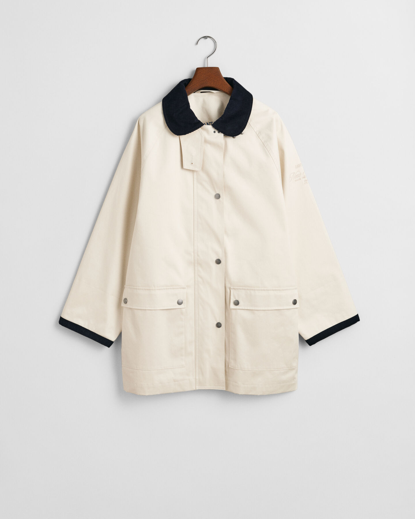 Sailing jack met contrasterende kraag